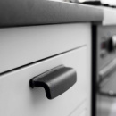 Poignée Art - 96mm - Fonte Noire