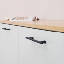 Poignée Pen - 128 mm - Fonte noire