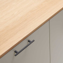 Poignée Pen - 128 mm - Fonte noire