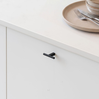 Bouton T Petit - Noir Mat