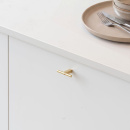 Bouton T Petit - Laiton Poli