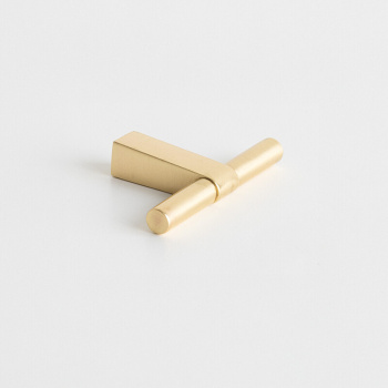 Bouton T Petit - Laiton Poli