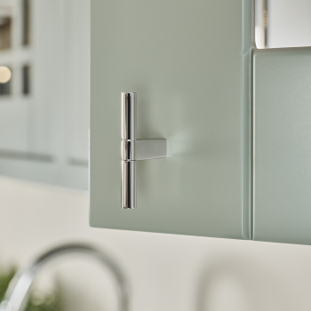 Bouton T Petit - Plaqué Nickel