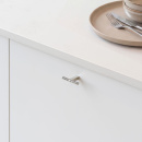 Bouton T Petit - Plaqué Nickel