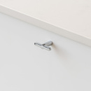 Bouton T Flow - Chrome Poli