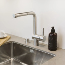 Mitigeur de Cuisine Venedig - Bec Extractible - Acier Inoxydable