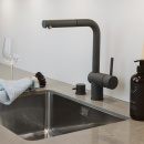 Mitigeur de Cuisine Venedig - Bec Extractible - Silgranit Rockgrey