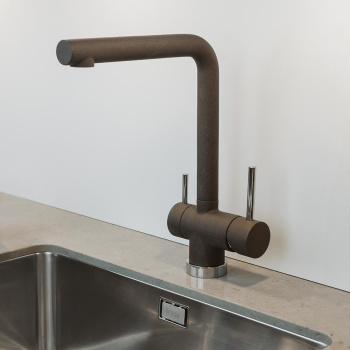 Mitigeur de Cuisine Milano - Silgranit Café/Chrome