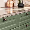 Bouton Manoir Round - Laiton Antique