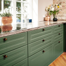 Bouton Manoir Round - Laiton Antique