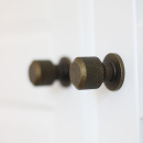 Bouton Manoir Round - Laiton Antique