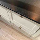 Bouton T Manor - Laiton Antique