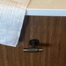 Bouton T Manor - Laiton Antique