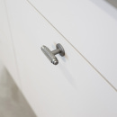 Bouton T Riff - Aspect Inoxydable