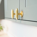 Bouton T Riff - Laiton Mat