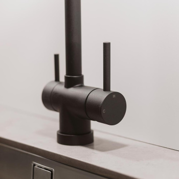Mitigeur de Cuisine Rom - Silgranit Noir