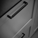 Poignée Rattan - 160mm - Noir Mat