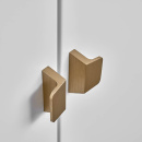 Bouton Envelope - 32mm - Laiton Brossé