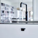 Bouton Envelope  - 32mm - Noir Brossé