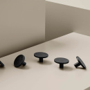 Bouton de Cabinet Plato Ocean IX - 42mm - Noir Mat