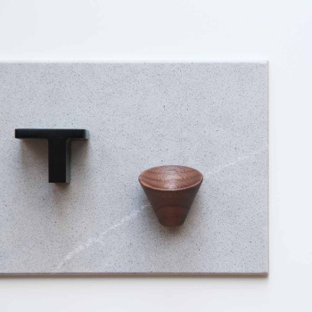Bouton Transit - 16mm - Noir mat