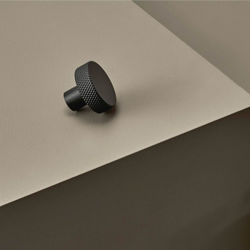 Bouton d\'armoire Simon - 35mm - Noir mat