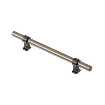 Poignée Bond - 160mm - Brun Antique/Laiton Brossé