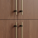 Poignée Bond - 160mm - Brun Antique/Laiton Brossé