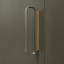 Poignée Race - Chêne/Aspect Inox