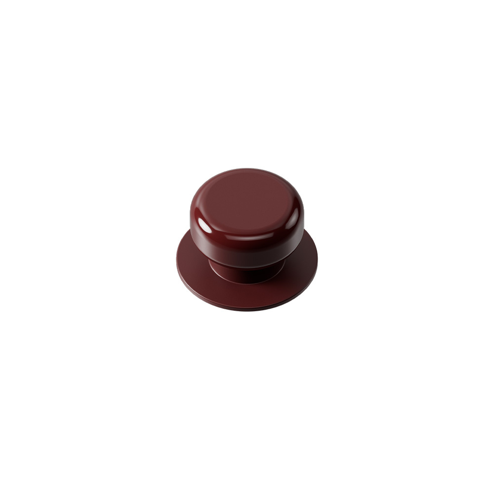 Bouton Colette - 50mm - Glossy Maroon Red