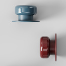 Bouton Colette - 50mm - Glossy Maroon Red