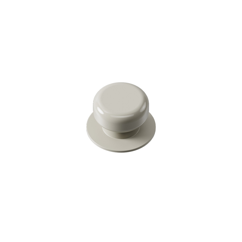 Bouton Colette - 50mm - Glossy Dusty Creme