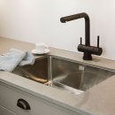 Mitigeur de Cuisine London - Bec Extractible - Noir Mat