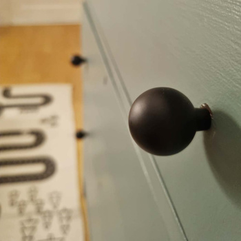 Bouton 8322 - Noir Mat