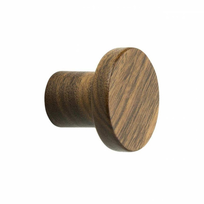 Patère Circum - 33mm - Noyer dans le groupe Patère / Couleur/Matériau / Bois chez Beslag Online (370052-21)