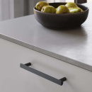 Poignée Bis - 160mm - Noir/Noir