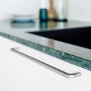 Poignée Compact - 160mm - Gris Anthracite