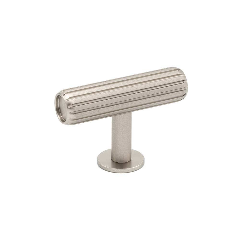Bouton T Rille - Aspect Inox