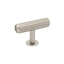 Bouton T Rille - Aspect Inox