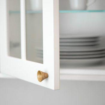 Bouton Conic - 29mm - Chêne