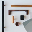 Bouton Conic  - 29mm - Noyer