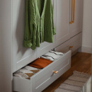 Bouton T Arpa - Laiton Brossé