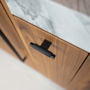 Bouton T Arpa - Noir Brossé