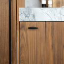 Bouton T Arpa - Noir Brossé