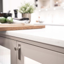 Bouton Arpa/Plaque Arrière - Aspect Acier Inoxydable