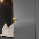 Bouton Arpa/Plaque Arrière - Laiton Brossé