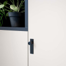 Bouton T Arpa/Plaque Arrière - Noir Brossé