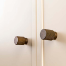 Bouton Arpa/Plaque Arrière - Laiton Antique