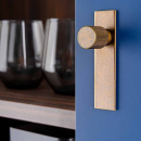 Bouton Arpa/Plaque Arrière - Laiton Antique