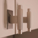 Bouton T Arpa/Plaque Arrière - Aspect Acier Inoxydable